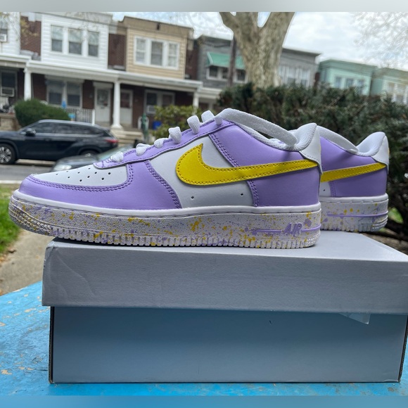 NWT - Nike Air Force Ones- Women’s Custom - Picture 4 of 6